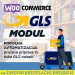 WooCommerce GLS vtičnik brezplačni preizkus